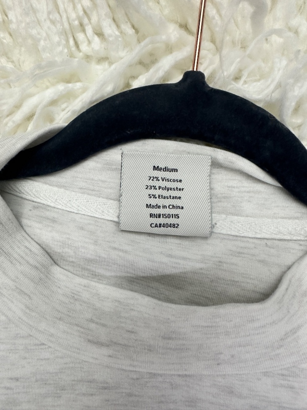 Varley Otis Sleeveless Sweat DoubleSoft Top Ivory Marl - Picture 4 of 10